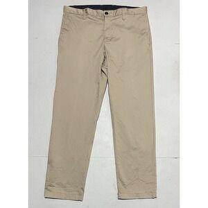 THE Savile Row Company London Khaki Men's Pants Size 34 X 30 Straight Flat Chino